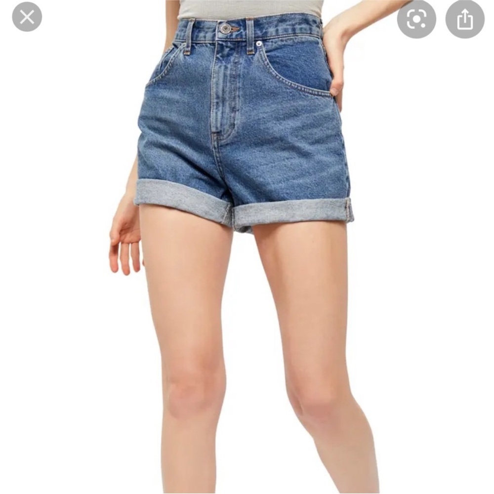 BDG denim shorts, mom high-rise, size 26. Brand new with tags